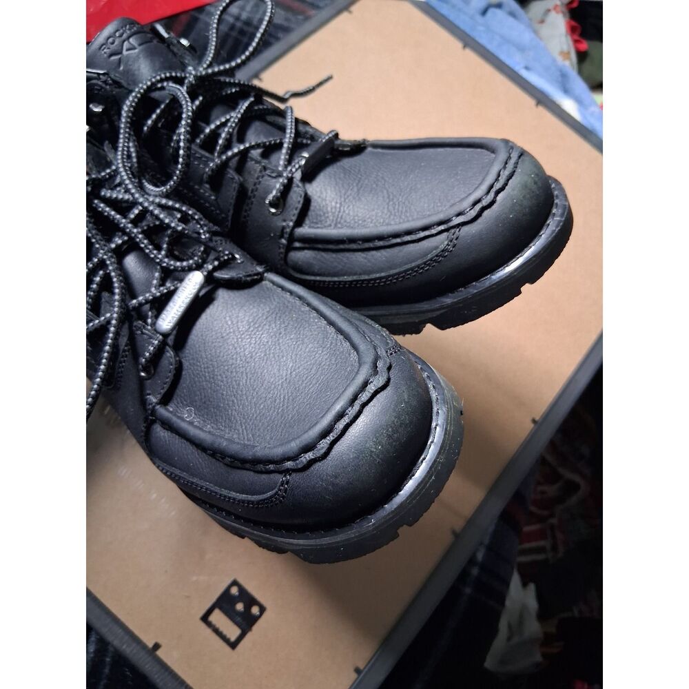 Rockport XCS Hydro-Shield Waterproof Boots Mens 11 Black Leather Vibram CI7961 - Picture 9 of 12